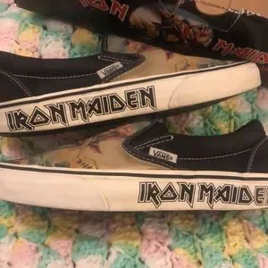Vans Shoes Iron Maiden Vans Size 65 The Trooper Poshmark